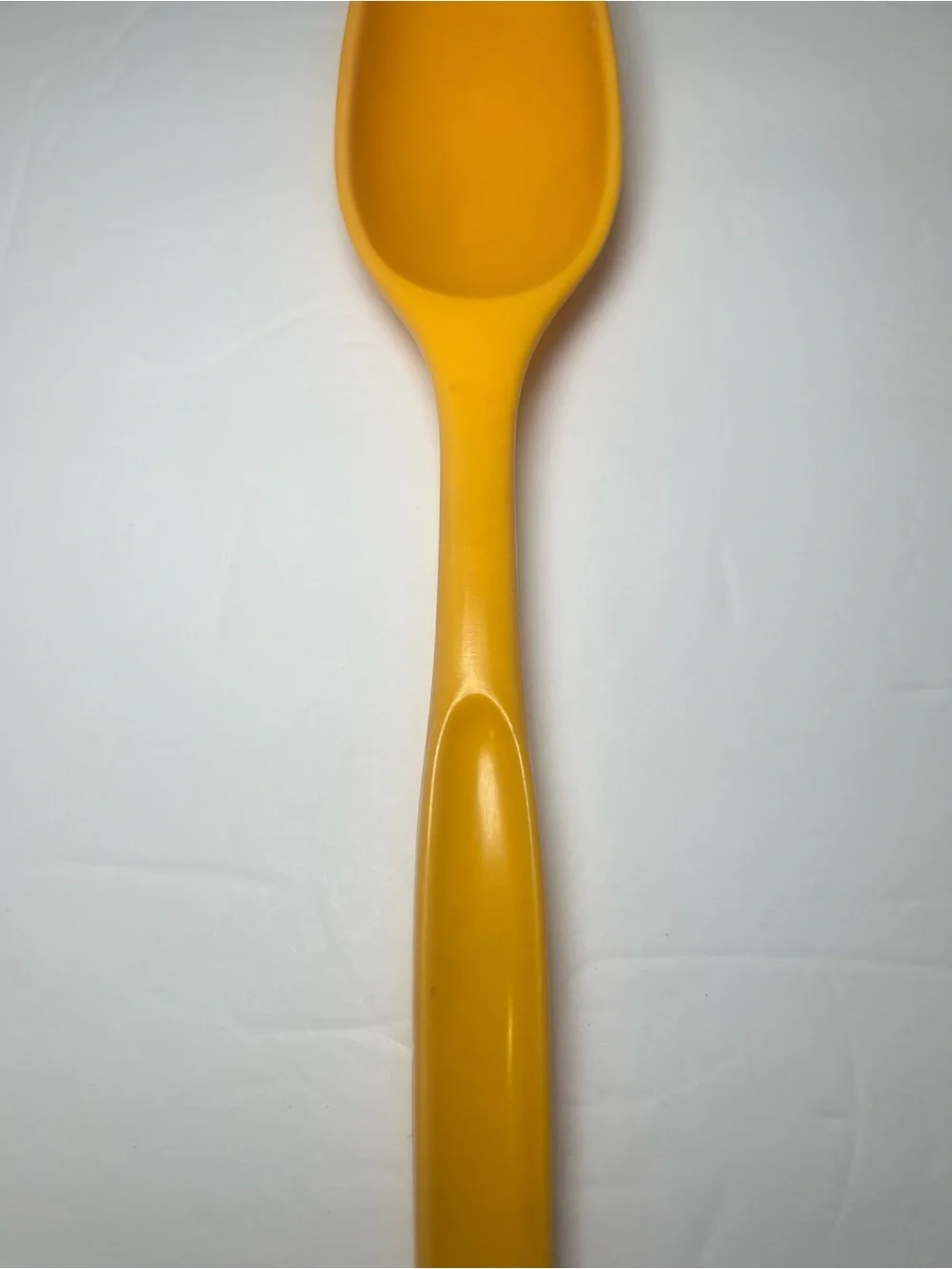 FOLEY Nylon Serving Spoon Yellow Orange Retro Kitchen Utensil 70s MCM Vintage